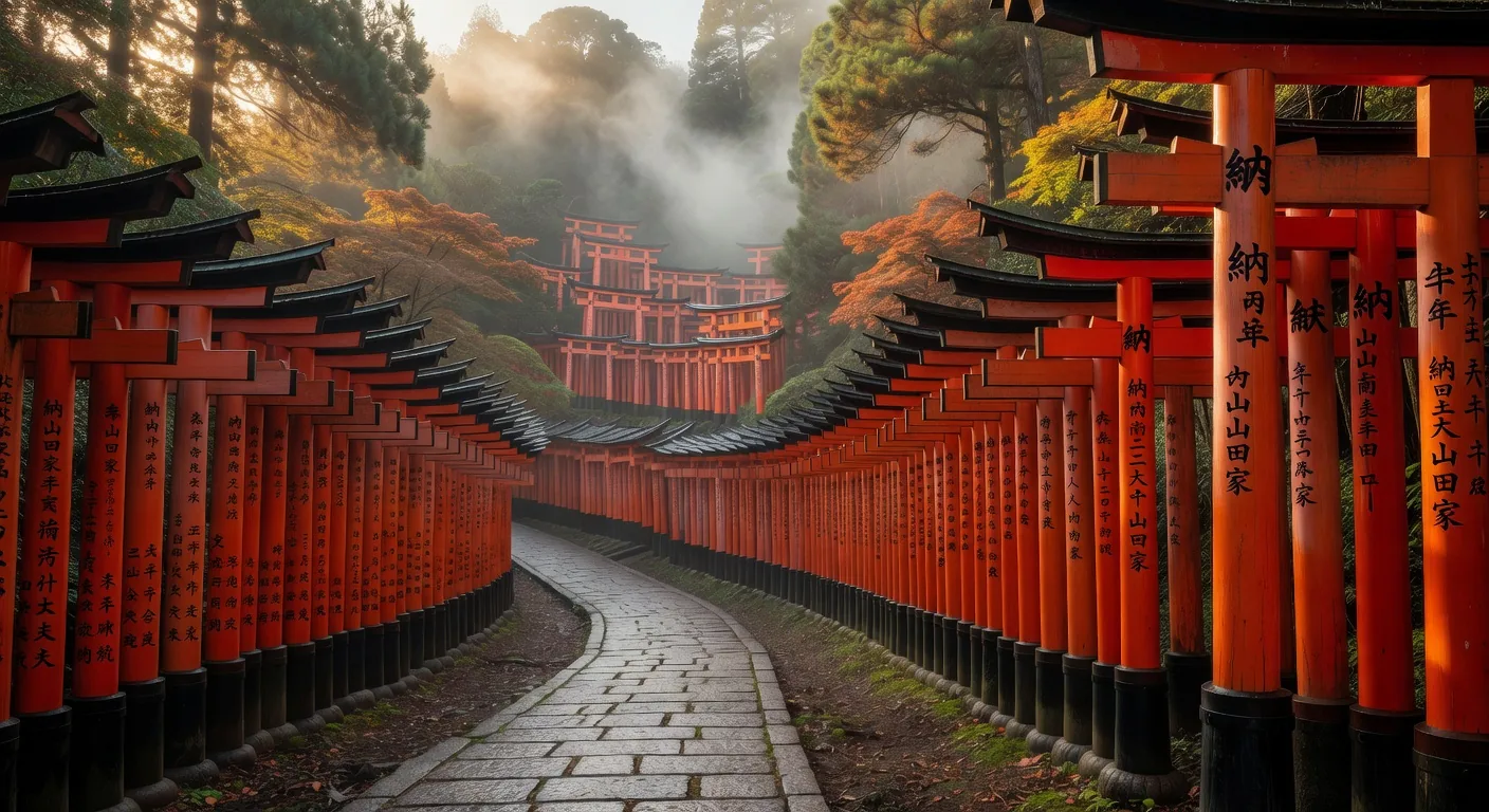 Fushimi Inari torii gates Kyoto
